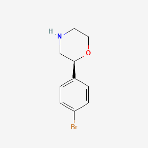 molecular formula C10H12BrNO B3058837 (2s)-2-(4-Bromophenyl)morpholine CAS No. 920798-90-9