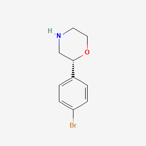 molecular formula C10H12BrNO B3058838 (2r)-2-(4-Bromophenyl)morpholine CAS No. 920802-49-9