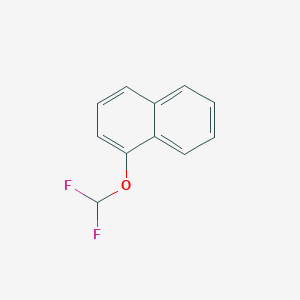 molecular formula C11H8F2O B3058840 1-(Difluoromethoxy)naphthalene CAS No. 920981-10-8