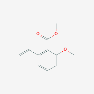 molecular formula C11H12O3 B3058843 Methyl 2-methoxy-6-vinylbenzoate CAS No. 921207-63-8