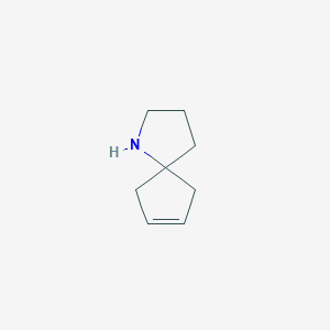 molecular formula C8H13N B3058861 1-Azaspiro[4.4]non-7-ene CAS No. 922494-92-6