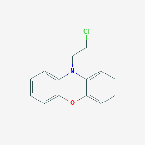 molecular formula C14H12ClNO B3058868 10-(2-Chloroethyl)phenoxazine CAS No. 92290-66-9