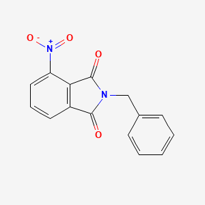 molecular formula C15H10N2O4 B3058886 2-Benzyl-4-nitro-isoindole-1,3-dione CAS No. 92438-39-6