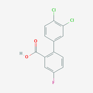 2-(3,4-Dichlorophenyl)-5-fluorobenzoic acid