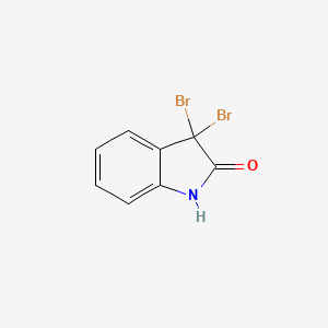 molecular formula C8H5Br2NO B3058904 2H-Indol-2-one, 3,3-dibromo-1,3-dihydro- CAS No. 92635-28-4