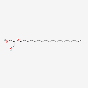molecular formula C21H44O3 B3058905 1,3-Propanediol, 2-(octadecyloxy)- CAS No. 927-18-4