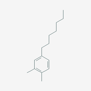 4-Heptyl-1,2-dimethylbenzene