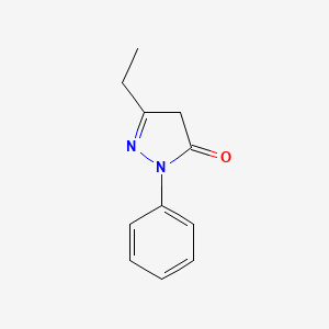 3H-Pyrazol-3-one, 5-ethyl-2,4-dihydro-2-phenyl-