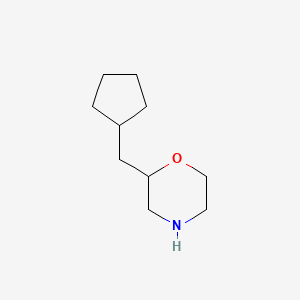 molecular formula C10H19NO B3058915 2-(Cyclopentylmethyl)morpholine CAS No. 927801-22-7