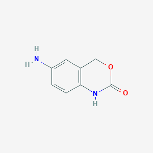 molecular formula C8H8N2O2 B3058928 6-amino-2,4-dihydro-1H-3,1-benzoxazin-2-one CAS No. 928821-07-2
