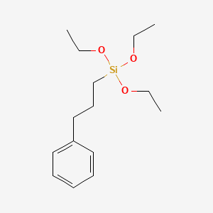 molecular formula C15H26O3Si B3058937 Triethoxy(3-phenylpropyl)silane CAS No. 92992-68-2
