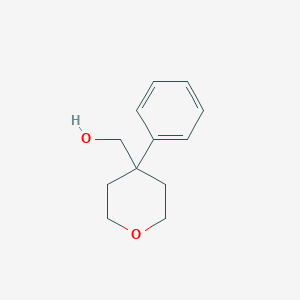 molecular formula C12H16O2 B3058945 (4-Phenyloxan-4-yl)methanol CAS No. 930111-15-2