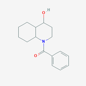 molecular formula C16H21NO2 B3058947 1-Benzoyl-4-hydroxydecahydroquinoline CAS No. 93025-24-2