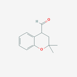 2,2-Dimethyl-3,4-dihydro-2H-1-benzopyran-4-carbaldehyde