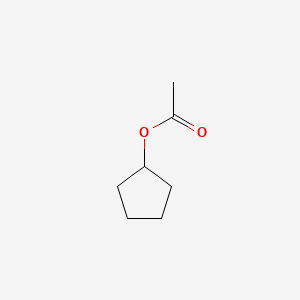 molecular formula C7H12O2 B3058972 环戊基乙酸酯 CAS No. 933-05-1