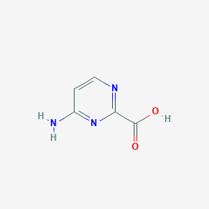 molecular formula C5H5N3O2 B3058982 4-Aminopyrimidine-2-carboxylic acid CAS No. 933703-11-8