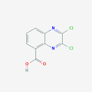 molecular formula C9H4Cl2N2O2 B3058987 2,3-Dichloroquinoxaline-5-carboxylic acid CAS No. 933726-33-1