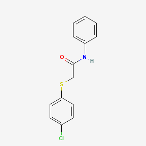 2-[(4-chlorophenyl)sulfanyl]-N-phenylacetamide