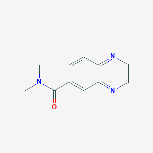 N,N-dimethylquinoxaline-6-carboxamide