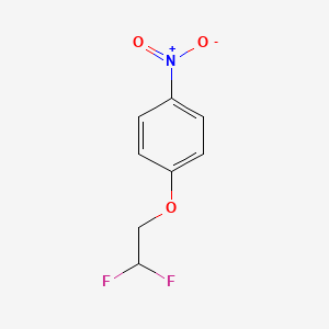 molecular formula C8H7F2NO3 B3059025 1-(2,2-Difluoroethoxy)-4-nitrobenzene CAS No. 937599-94-5