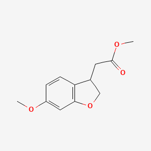 Methyl 6-Methoxy-2,3-dihydrobenzofuran-3-acetate