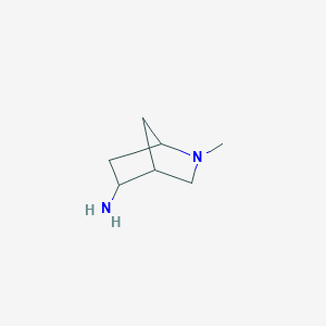 B3059033 2-Methyl-2-azabicyclo[2.2.1]heptan-5-amine CAS No. 93798-22-2
