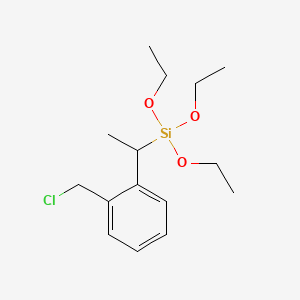 (1-((Chloromethyl)phenyl)ethyl)triethoxysilane