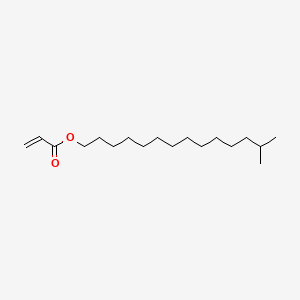 molecular formula C18H34O2 B3059038 异戊十五烷基丙烯酸酯 CAS No. 93804-12-7