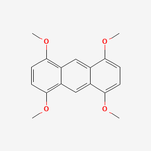 molecular formula C18H18O4 B3059049 Anthracene, 1,4,5,8-tetramethoxy- CAS No. 93878-10-5
