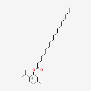 molecular formula C28H54O2 B3059055 2-异丙基-5-甲基环己基硬脂酸酯 CAS No. 93919-01-8