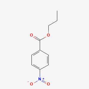 molecular formula C10H11NO4 B3059062 Propyl 4-nitrobenzoate CAS No. 94-22-4