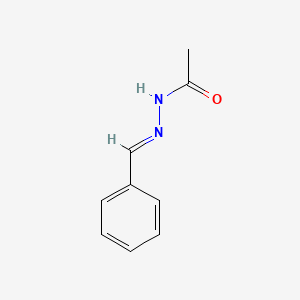 molecular formula C9H10N2O B3059063 N-[(E)-苄亚氨基]乙酰胺 CAS No. 940-48-7