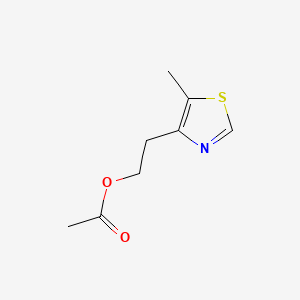 molecular formula C8H11NO2S B3059065 2-(5-Methylthiazol-4-yl)ethyl acetate CAS No. 94021-41-7