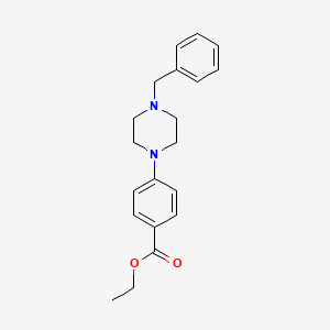 4-(4-Benzyl-1-piperazinyl)benzoic acid ethyl ester