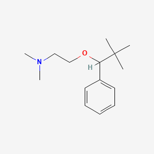 Ethanamine, 2-(2,2-dimethyl-1-phenylpropoxy)-N,N-dimethyl-