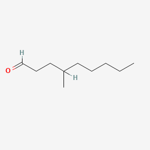molecular formula C10H20O B3059071 4-Methylnonan-1-al CAS No. 94088-30-9