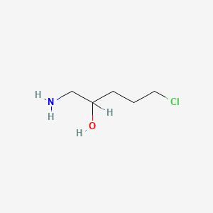 molecular formula C5H12ClNO B3059082 1-Amino-5-chloropentan-2-ol CAS No. 94157-97-8