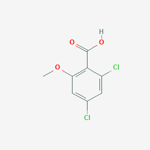 molecular formula C8H6Cl2O3 B3059103 2,4-二氯-6-甲氧基苯甲酸 CAS No. 94294-09-4