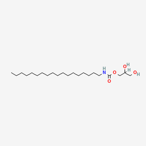 molecular formula C22H45NO4 B3059104 2,3-Dihydroxypropyl octadecylcarbamate CAS No. 94313-60-7