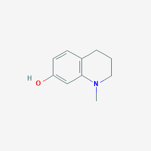 molecular formula C10H13NO B3059114 1-甲基-1,2,3,4-四氢喹啉-7-醇 CAS No. 94411-96-8