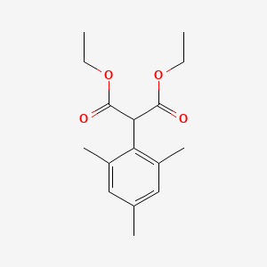 molecular formula C16H22O4 B3059116 Diethyl 2,4,6-trimethylphenyl malonate CAS No. 94430-86-1