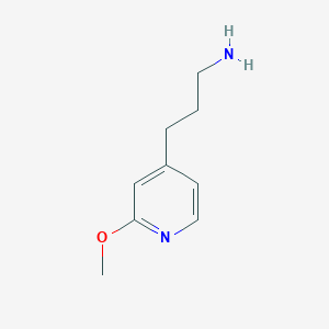 molecular formula C9H14N2O B3059121 3-(2-甲氧基吡啶-4-基)丙-1-胺 CAS No. 944897-00-1