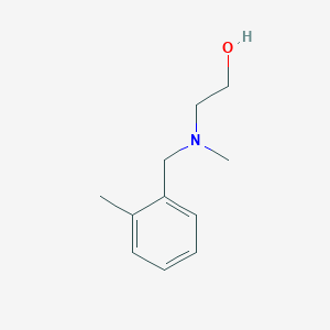 molecular formula C11H17NO B3059131 2-[Methyl-(2-methyl-benzyl)-amino]-ethanol CAS No. 94520-78-2