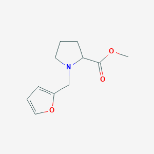 Methyl 1-(2-furylmethyl)pyrrolidine-2-carboxylate