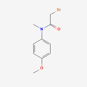 molecular formula C10H12BrNO2 B3059165 2-Bromo-N-(4-methoxyphenyl)-N-methylacetamide CAS No. 948551-23-3