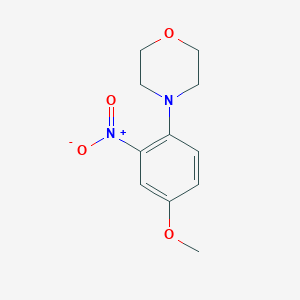 molecular formula C11H14N2O4 B3059172 4-(4-Methoxy-2-nitrophenyl)morpholine CAS No. 949571-66-8