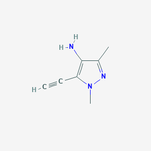 5-Ethynyl-1,3-dimethyl-1H-pyrazol-4-amine