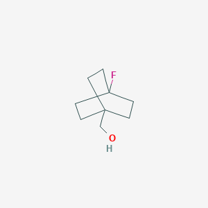 molecular formula C9H15FO B3059175 {4-Fluorobicyclo[2.2.2]octan-1-yl}methanol CAS No. 94994-16-8