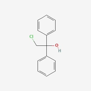 molecular formula C14H13ClO B3059179 2-Chloro-1,1-diphenylethanol CAS No. 950-17-4