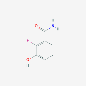 molecular formula C7H6FNO2 B3059186 2-Fluoro-3-hydroxybenzamide CAS No. 951122-84-2